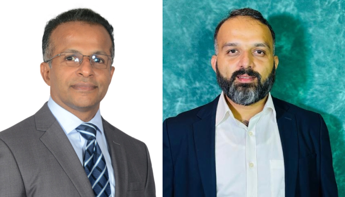 George Joseph, Regional Sales Manager, Exabeam and Prabhakar A. R. Kini, Channel Account Manager, India, Exabeam