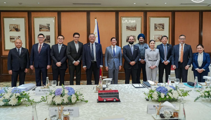 The Hinduja Group delegation with the visiting President Ferdinand Marcos Jr. of the Philippines